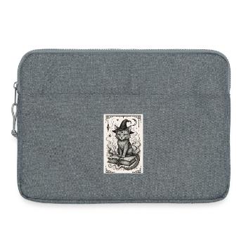 Sorcière Yuumi - Sacoche pour ordinateur portable 15 pouces - gris chiné - Devant