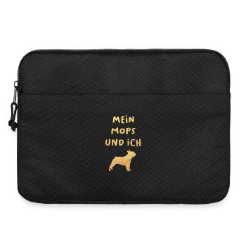 Or Carlin Vie Chien Amour Amour Fan Animal Amour Woof - Sacoche pour ordinateur portable 15 pouces - noir - Devant
