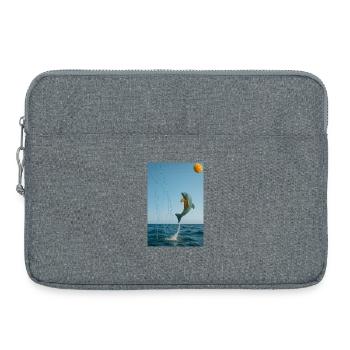Marine Fantasy - Laptop bag 15" - heather grey - Front