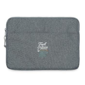 Trust_the_Process - Laptop bag 15" - heather grey - Front