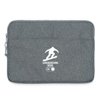 Sandboarder Mode On Summer Sandboarding - Laptop bag 15" - heather grey - Front