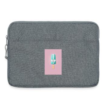 Pastel Popsicle Gift Ribbon - Laptop bag 15" - heather grey - Front