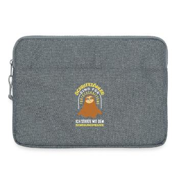 Podomètre? J’utilise le détecteur de mouvement - Sacoche pour ordinateur portable 15 pouces - gris chiné - Devant
