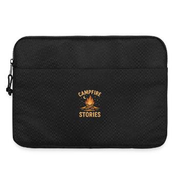 Histoires de feu de camp – Camping et plein air - Sacoche pour ordinateur portable 15 pouces - noir - Devant
