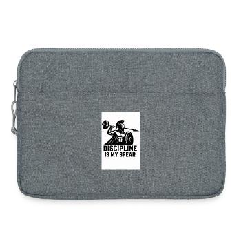 Spartan Discipline – Langhantel Speer - Laptoptasche 15" - Grau meliert - Vorne