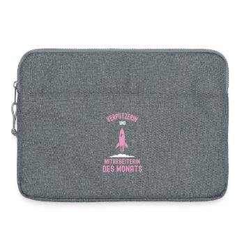 Meilleur plâtrier employé du mois Nettoyeur - Sacoche pour ordinateur portable 15 pouces - gris chiné - Devant