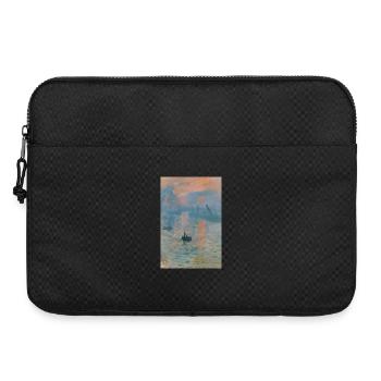Impressionist Seascape Sunset - Laptop bag 15" - black - Front