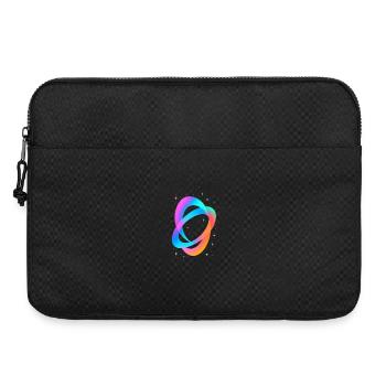 Future Fusion – Neon Flow Vibes - Laptop bag 15" - black - Front