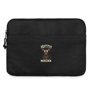 Beurk gens rat souris drôle - Sacoche pour ordinateur portable 15 pouces - noir - Devant