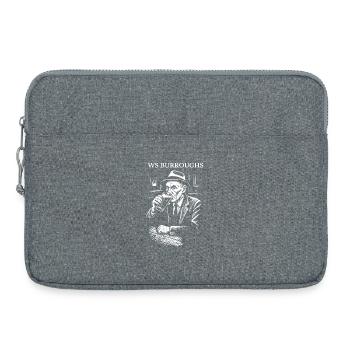 Der amerikanische Schriftsteller WS Burroughs trinkt Bier in einem Pub - Laptoptasche 15" - Grau meliert - Vorne