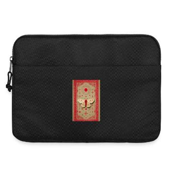 Alchemistische Motte auf heiligen Siegeln - Laptoptasche 15" - Schwarz - Vorne