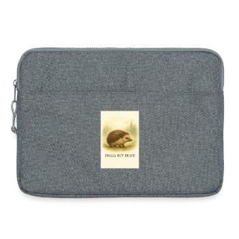 Little Spine Hero - Laptop bag 15" - heather grey - Front