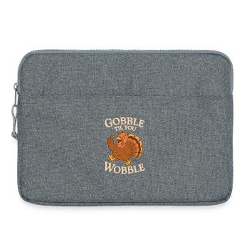 Verschlingen, bis du wackelst THANKSGIVING - Laptoptasche 15" - Grau meliert - Vorne