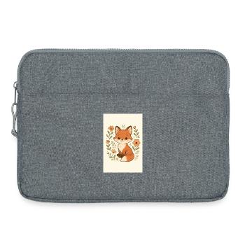 Kleiner Fuchs - Laptoptasche 15" - Grau meliert - Vorne