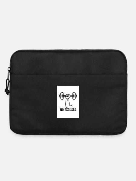 No excuse GYM - Laptop bag 15" - black
