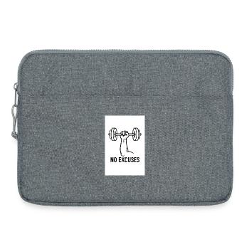 No excuse GYM - Laptop bag 15" - heather grey - Front