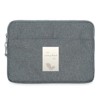 I'm growing quietly - Laptop bag 15" - heather grey - Front