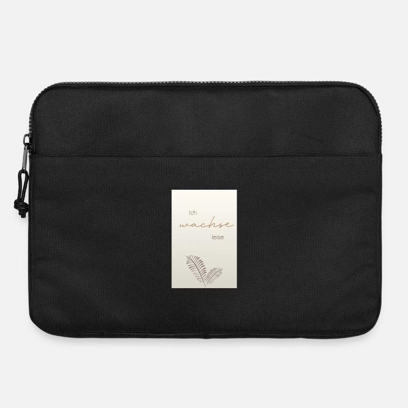 Ich wachse leise - Laptoptasche 15" - Schwarz