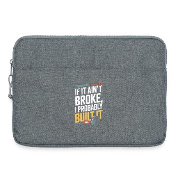 Wenn Es Nicht Kaputt Ist, Habe Ich Es - Laptoptasche 15" - Grau meliert - Vorne