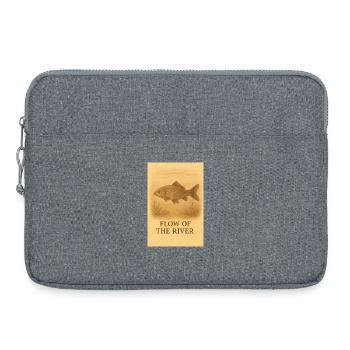 Stream of the River Vis - Laptop bag 15" - heather grey - Front