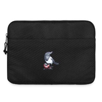 Elster mit Weihnachtsball - Laptoptasche 15" - Schwarz - Vorne