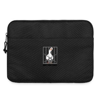 Goose – Trop bête - Sacoche pour ordinateur portable 15 pouces - noir - Devant