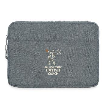 Prähistorische Steinwerkzeuge Des Homo - Laptoptasche 15" - Grau meliert - Vorne