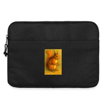 Red Squirrel in Classic Oil Painting - Laptop bag 15" - black - Front