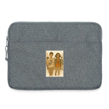 Have your say - Laptop bag 15" - heather grey - Front