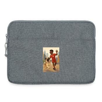 Holly & Matt (c - gibt es im Echt)  - Laptoptasche 15" - Grau meliert - Vorne