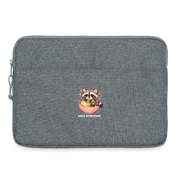 Ramen Raccoon - Sacoche pour ordinateur portable 15 pouces - gris chiné - Devant
