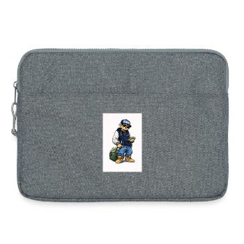 Kingz Le Petit Arnaqueur - Sacoche pour ordinateur portable 15 pouces - gris chiné - Devant