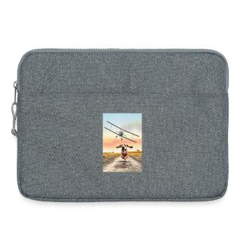 North by Northwest - Dog Edition - Laptoptasche 15" - Grau meliert - Vorne
