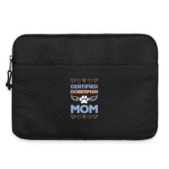 Maman Doberman certifiée - Sacoche pour ordinateur portable 15 pouces - noir - Devant