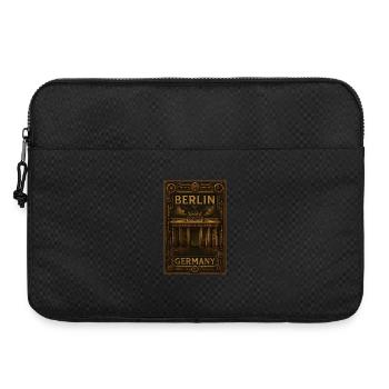 Berlin Deutschland – Steampunk Bronze Poster - Laptoptasche 15" - Schwarz - Vorne