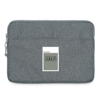 Chaos German Style Paper Clip - Laptop bag 15" - heather grey - Front