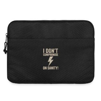 Ich geb' Vernunft nicht auf - Laptoptasche 15" - Schwarz - Vorne