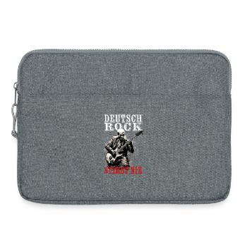German Rock Never Dies - Laptop bag 15" - heather grey - Front