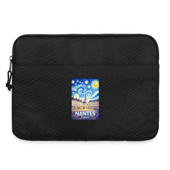 Nantes, France - Sacoche pour ordinateur portable 15 pouces - noir - Devant