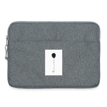 Affiche minimaliste de ballons - Sacoche pour ordinateur portable 15 pouces - gris chiné - Devant