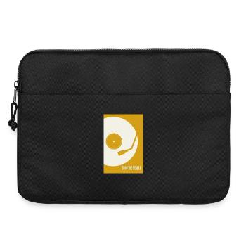 Drop The Needle Turntable Poster - Laptoptasche 15" - Schwarz - Vorne
