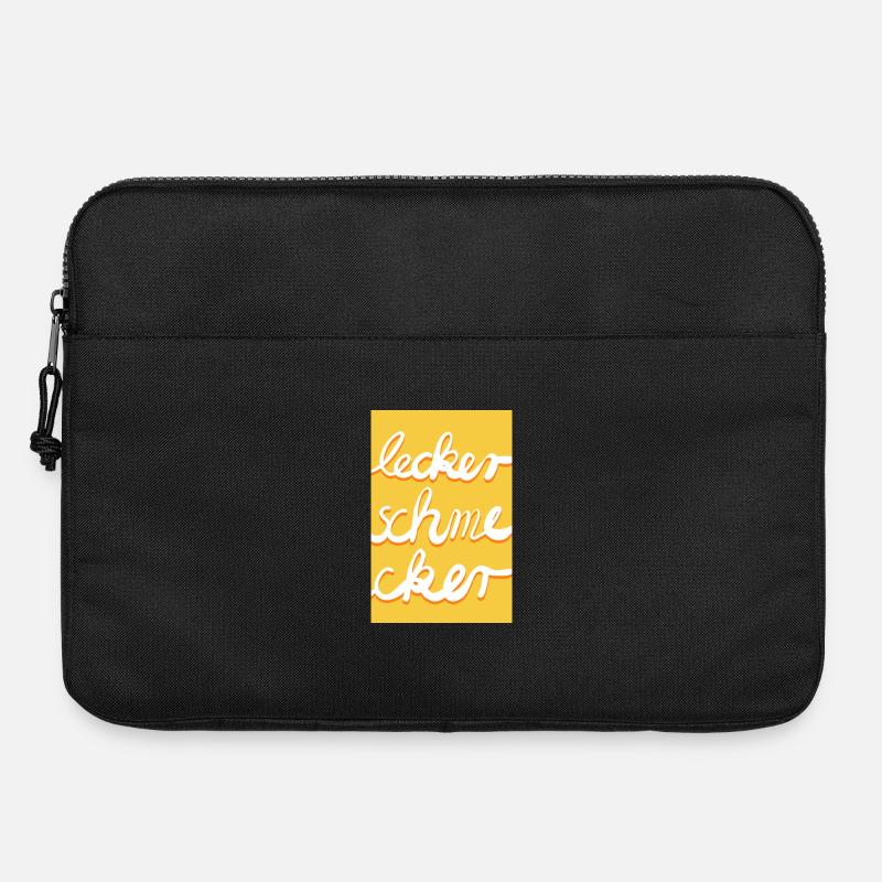 Leckerschmecker - gelb - Laptoptasche 15" - Schwarz
