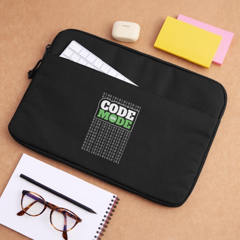 Code Mode On - Programming Software Engineer Coder Laptop bag 15"