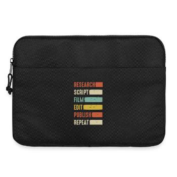 Video Editor Content Creator Vlogger Streamer  - Laptop bag 15" - black - Front