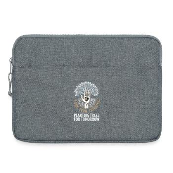 Plantation à long terme - Sacoche pour ordinateur portable 15 pouces - gris chiné - Devant