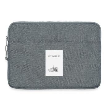 Liebe macht blind Schnecke Humor Design - Laptoptasche 15" - Grau meliert - Vorne