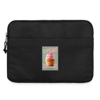 Illustration de la couverture de la culture des cupcakes - Sacoche pour ordinateur portable 15 pouces - noir - Devant