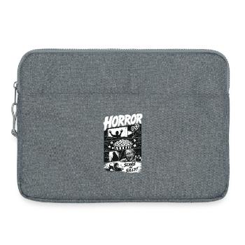 Horror Popcorn Comic Style - Laptop bag 15" - heather grey - Front
