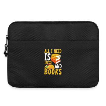 Taco Books Book Lover Bookworm - Laptop bag 15" - black - Front