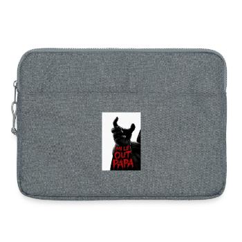Mi lé out dad 974 - Laptop bag 15" - heather grey - Front